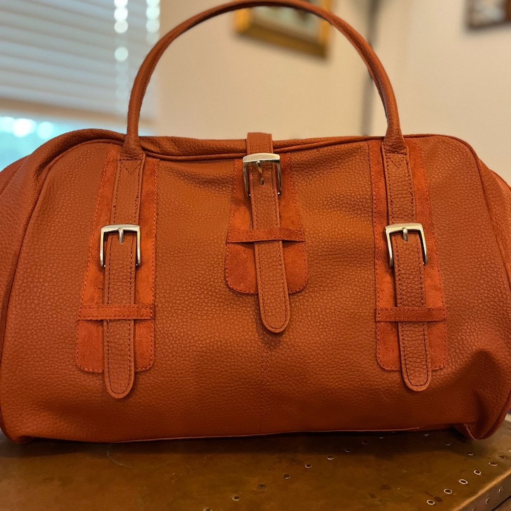 Estée Lauder Elegant Leather Large Duffle Bag